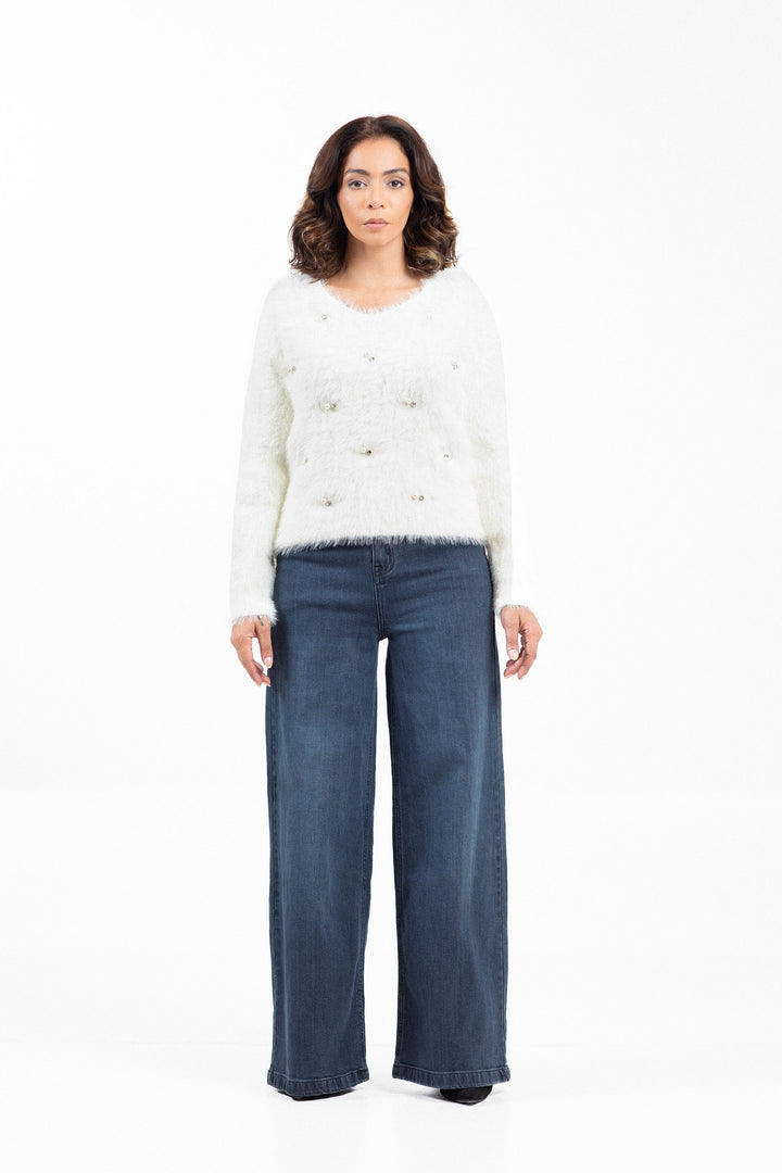 Embellished Sweater