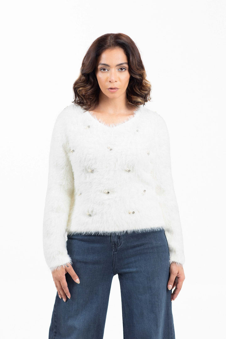 Embellished Sweater