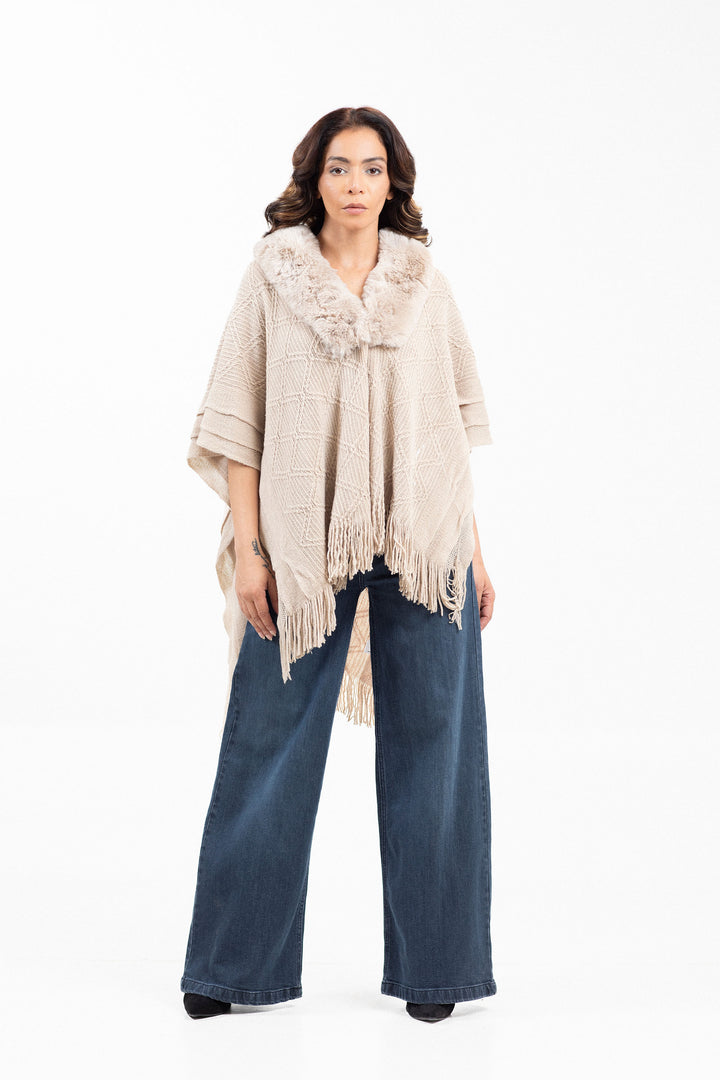 Faux Fur Shrug