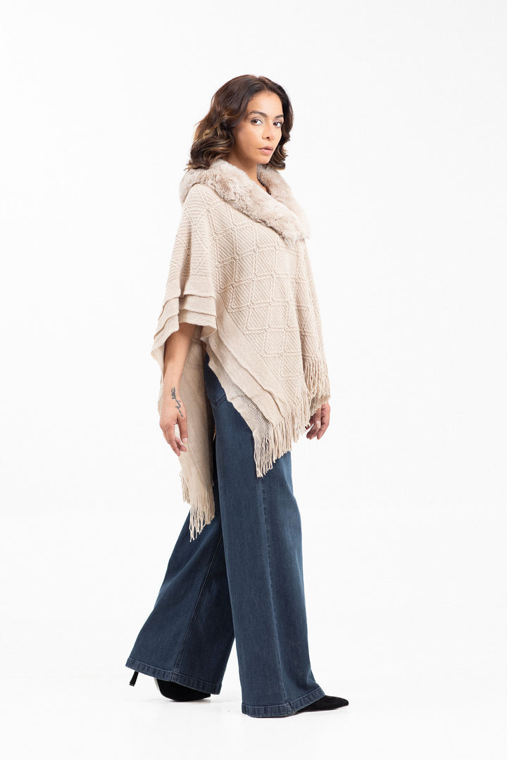 Faux Fur Shrug