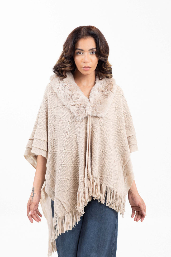 Faux Fur Shrug
