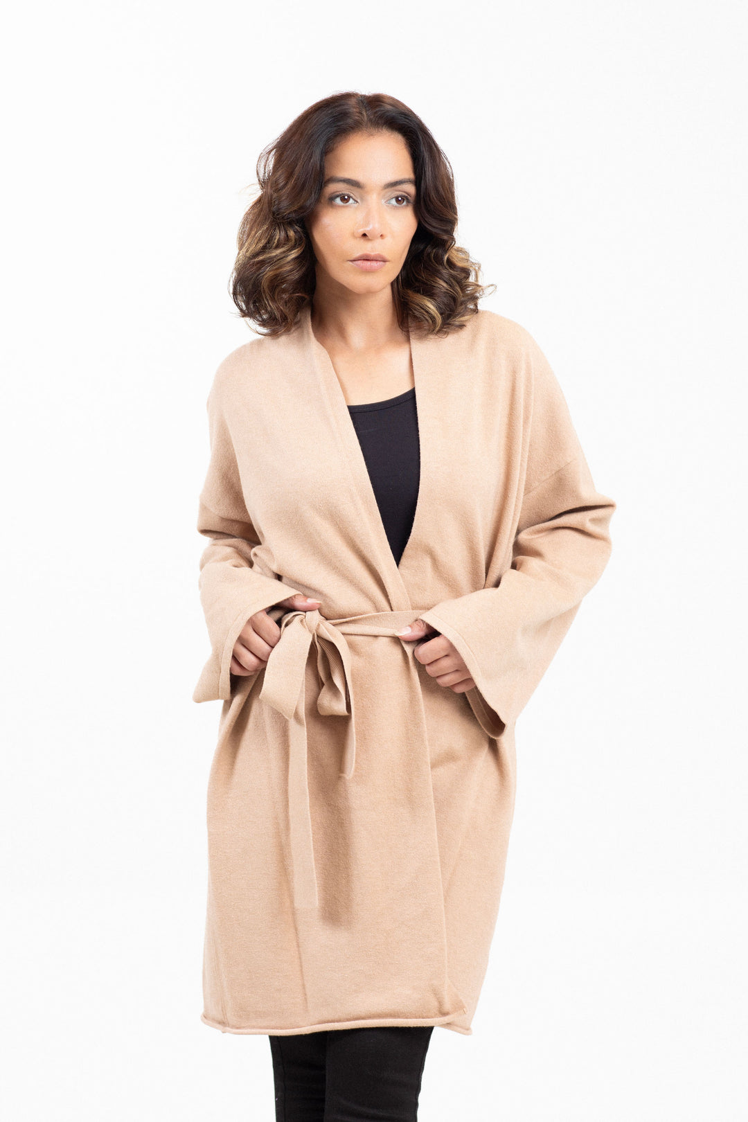 Tie-Up Cardigan