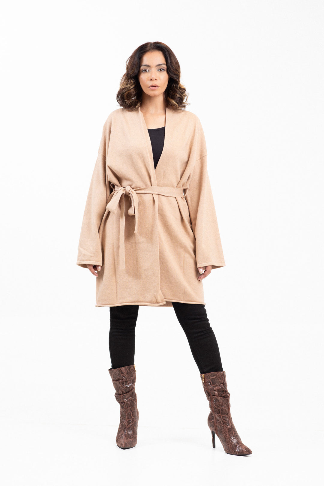 Tie-Up Cardigan