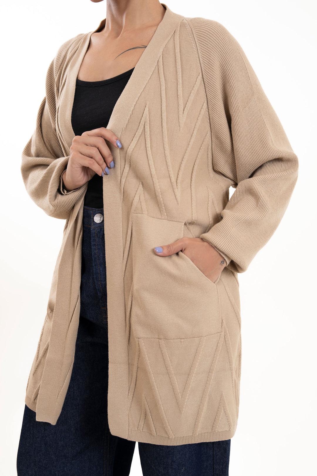 Textured Sweater Shrug
