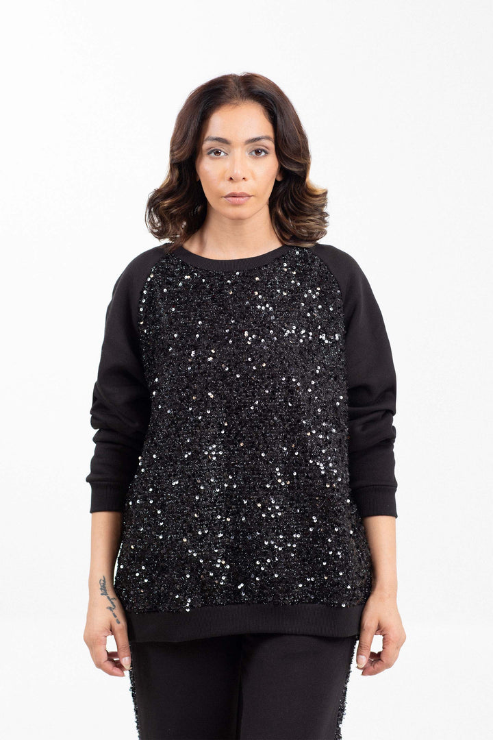 Sequined Sweatshirt