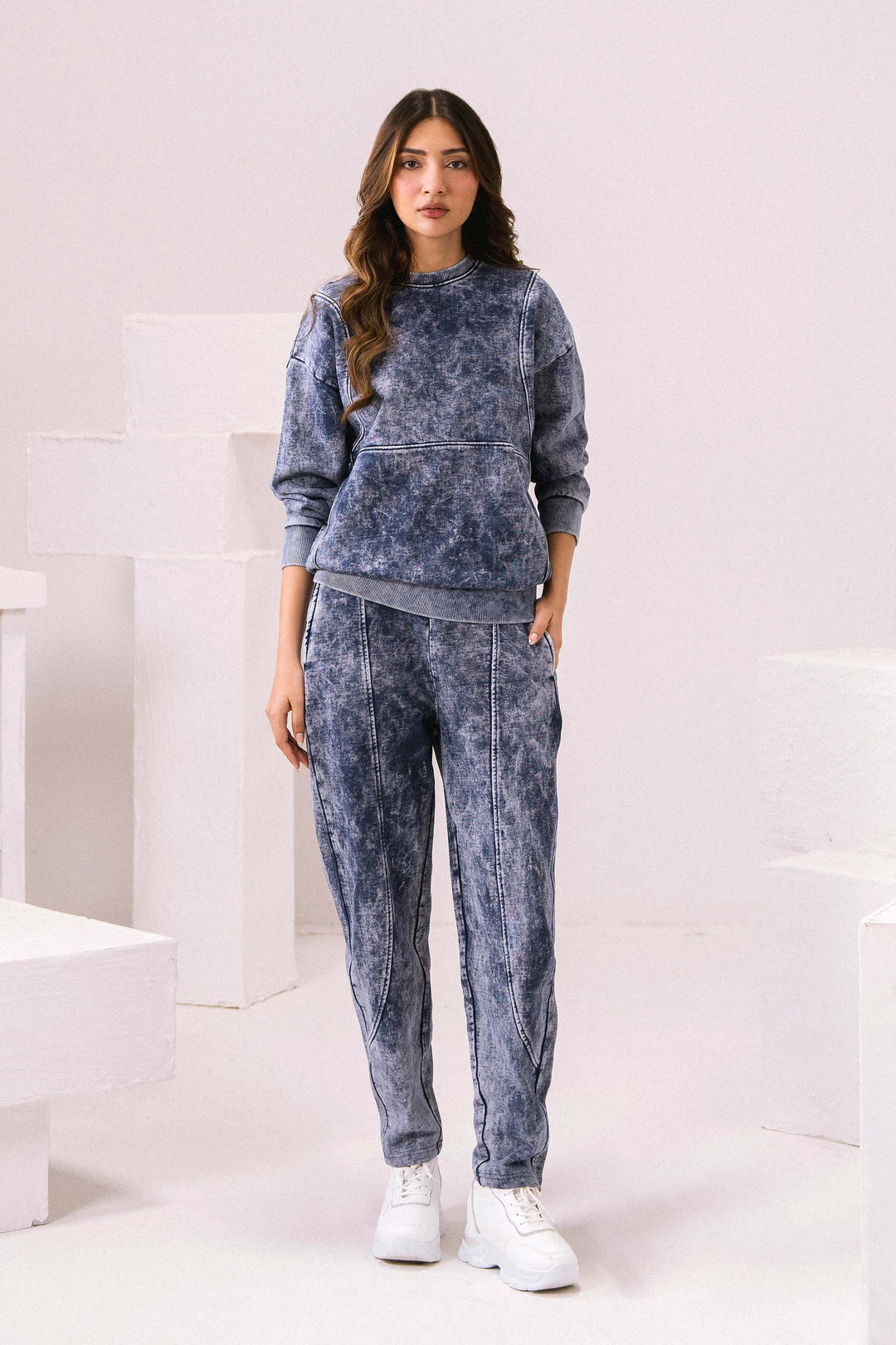 Multi Paneled Sweatshirt