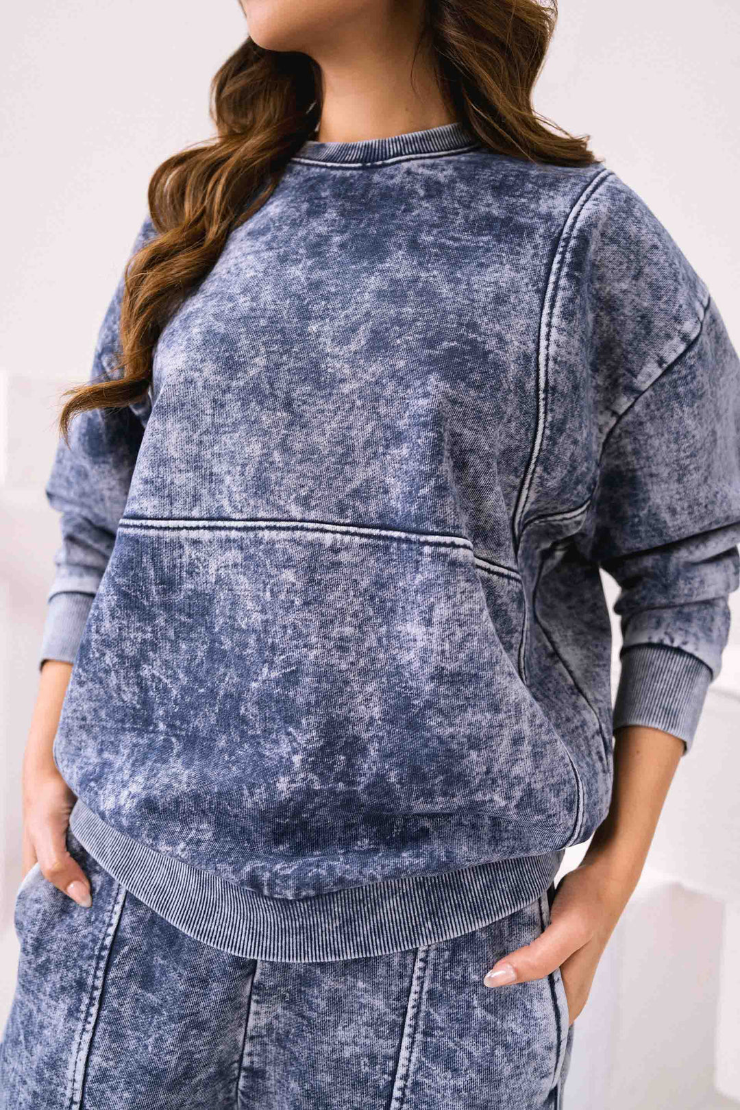 Multi Paneled Sweatshirt