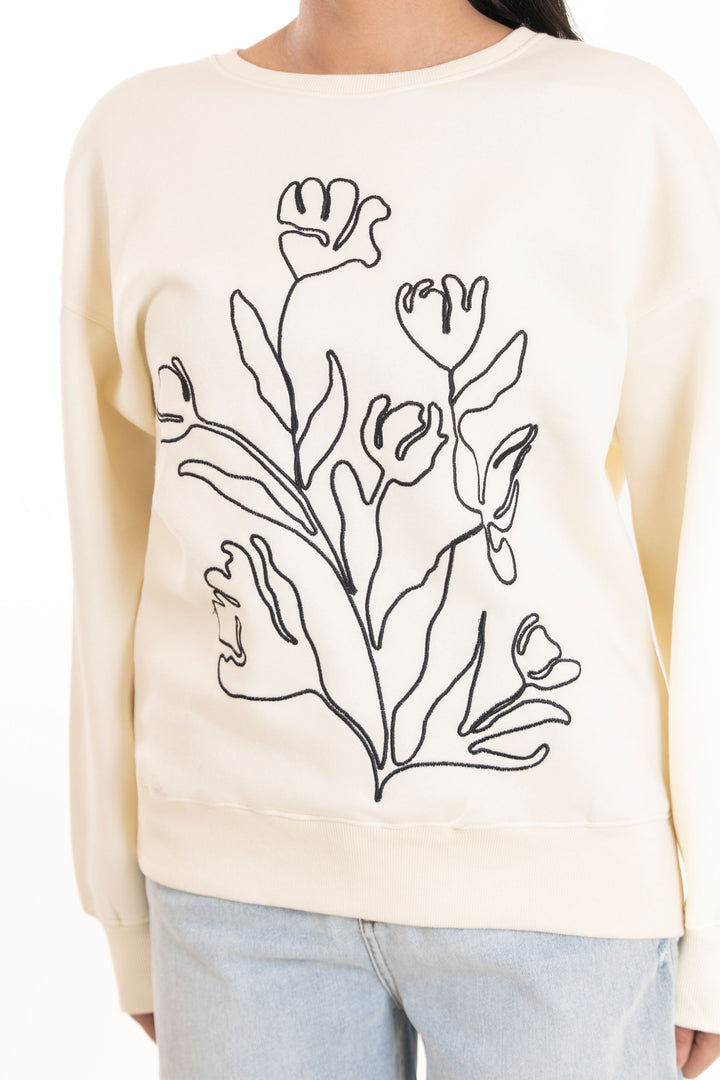 Embroidered Sweatshirt