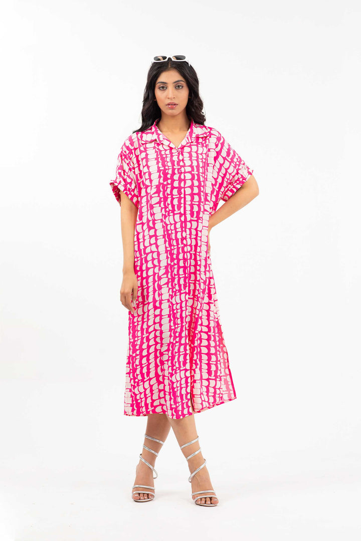 Shirt Dress Pink