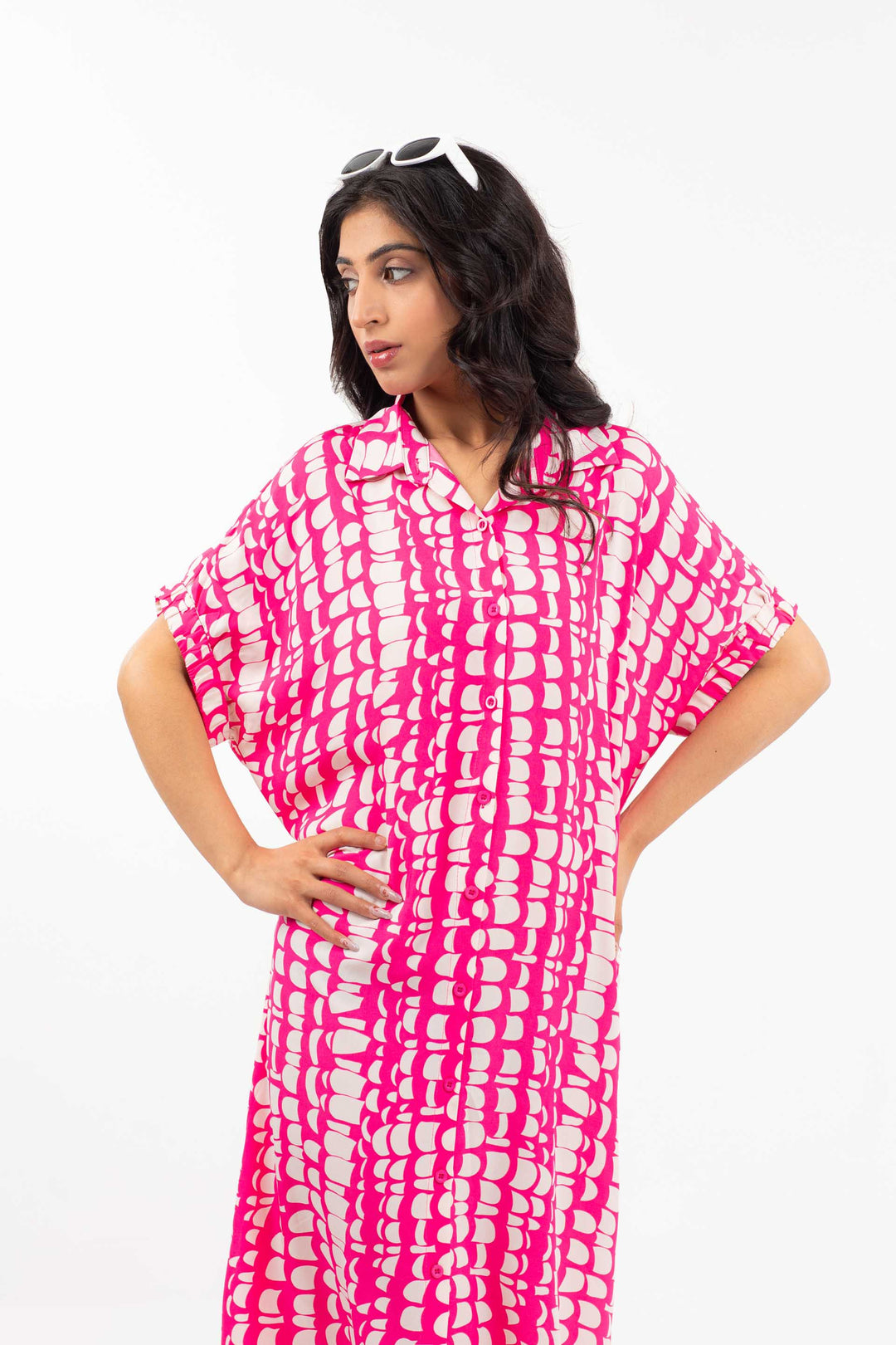 Shirt Dress Pink