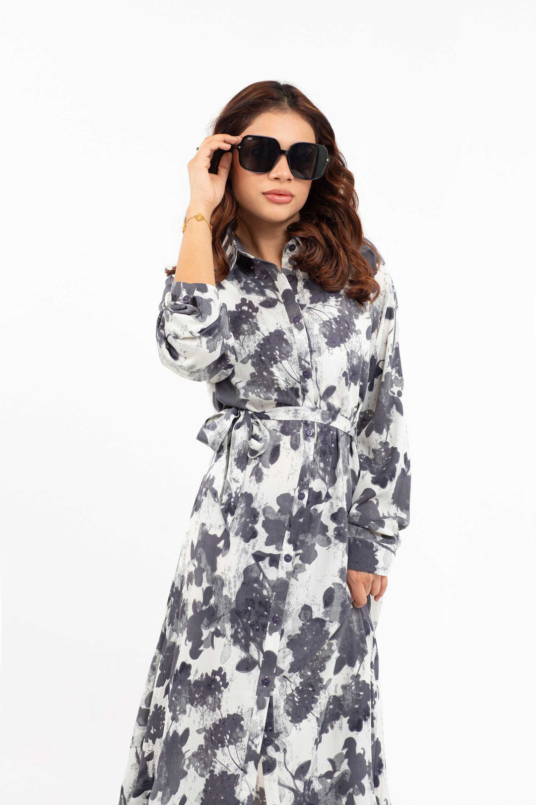 Shirt Dress Grey