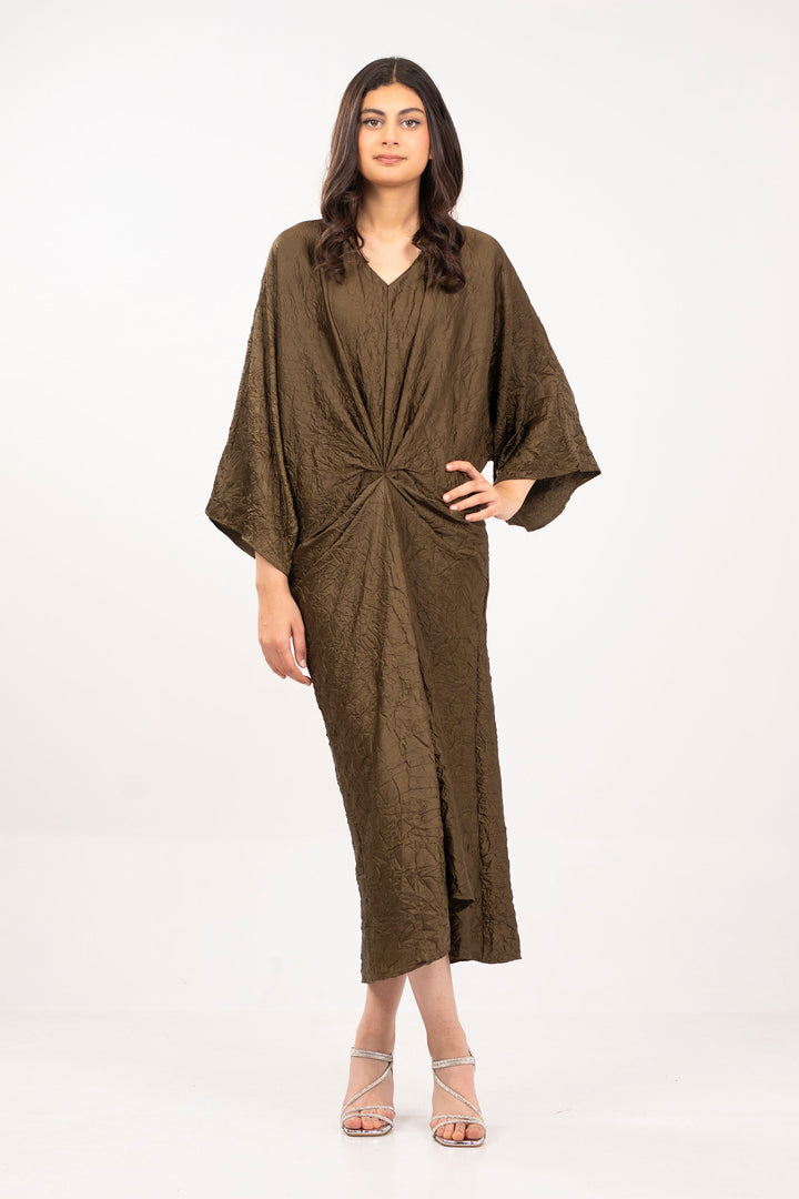 Crushed Kaftan Dress