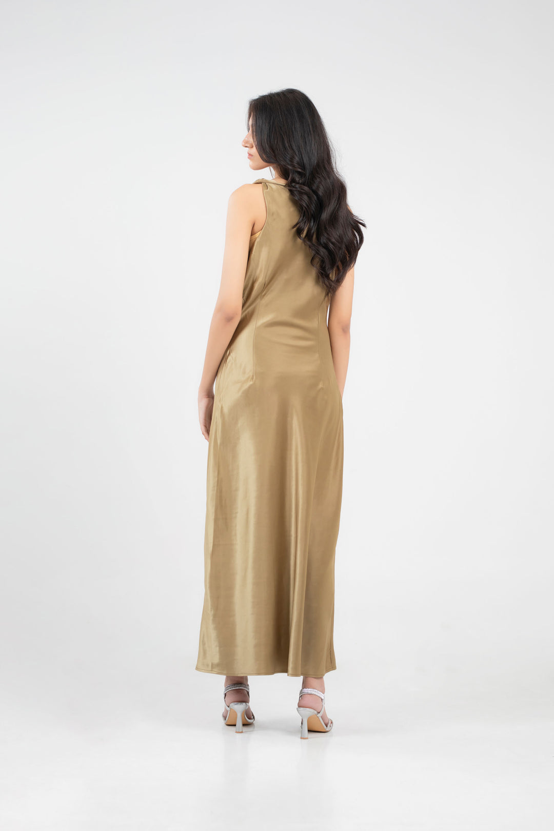 Sleeveless Silk Dress