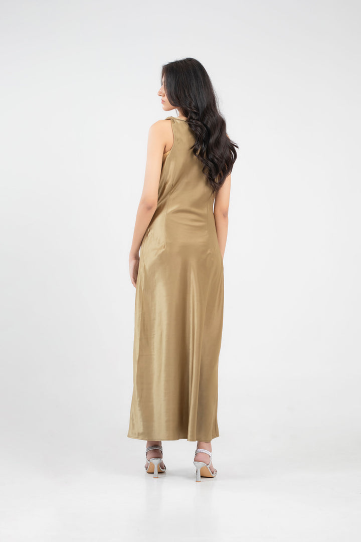Sleeveless Silk Dress