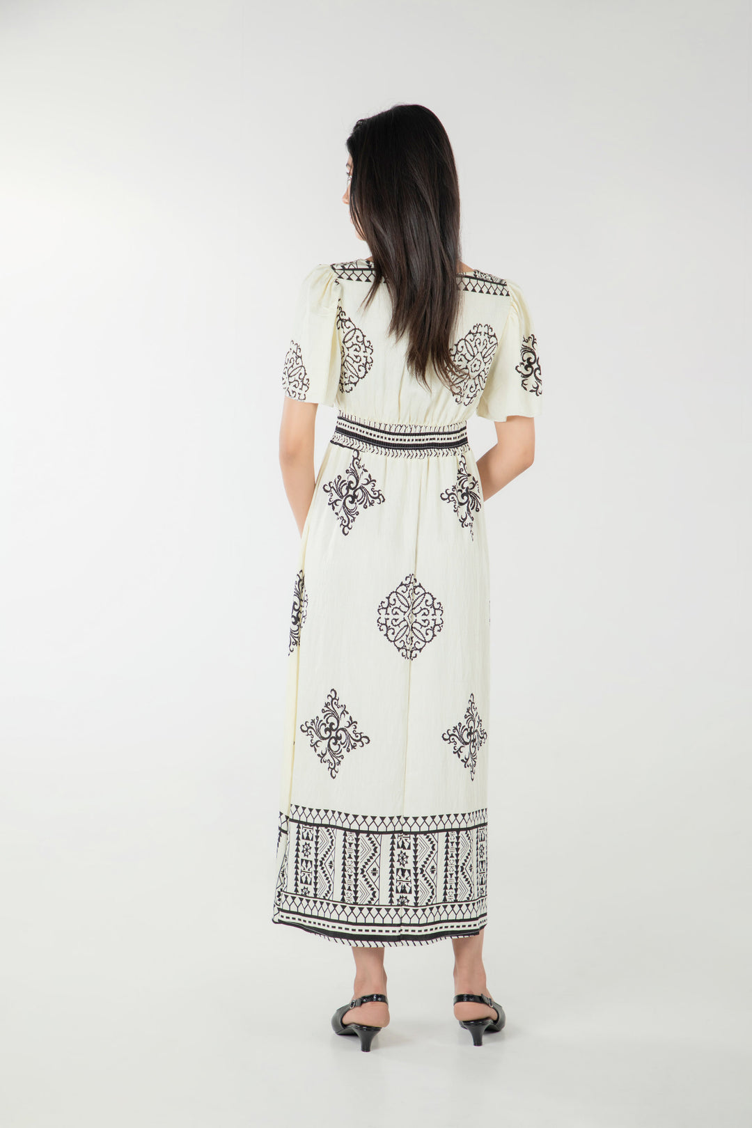 A-line Smocked Dress
