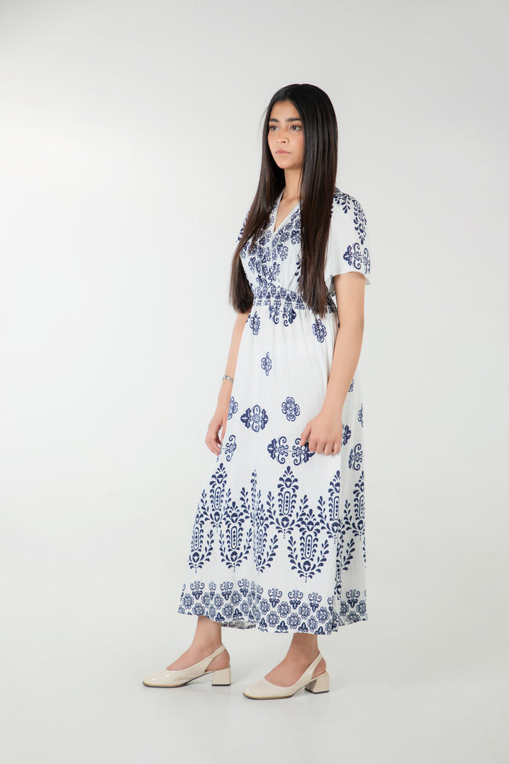A-line Smocked Dress