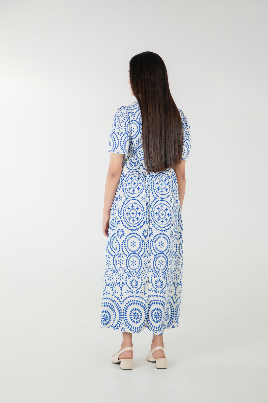 A-line Smocked Dress