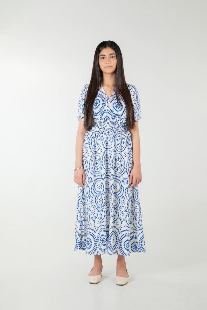 A-line Smocked Dress