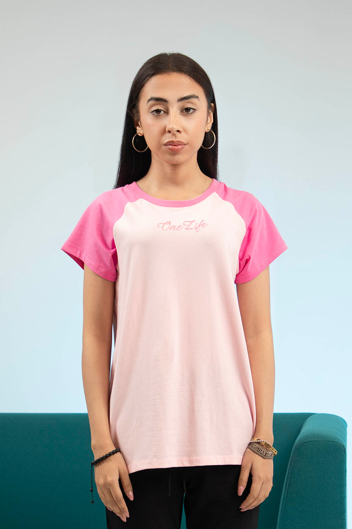 Raglan Tee Pink