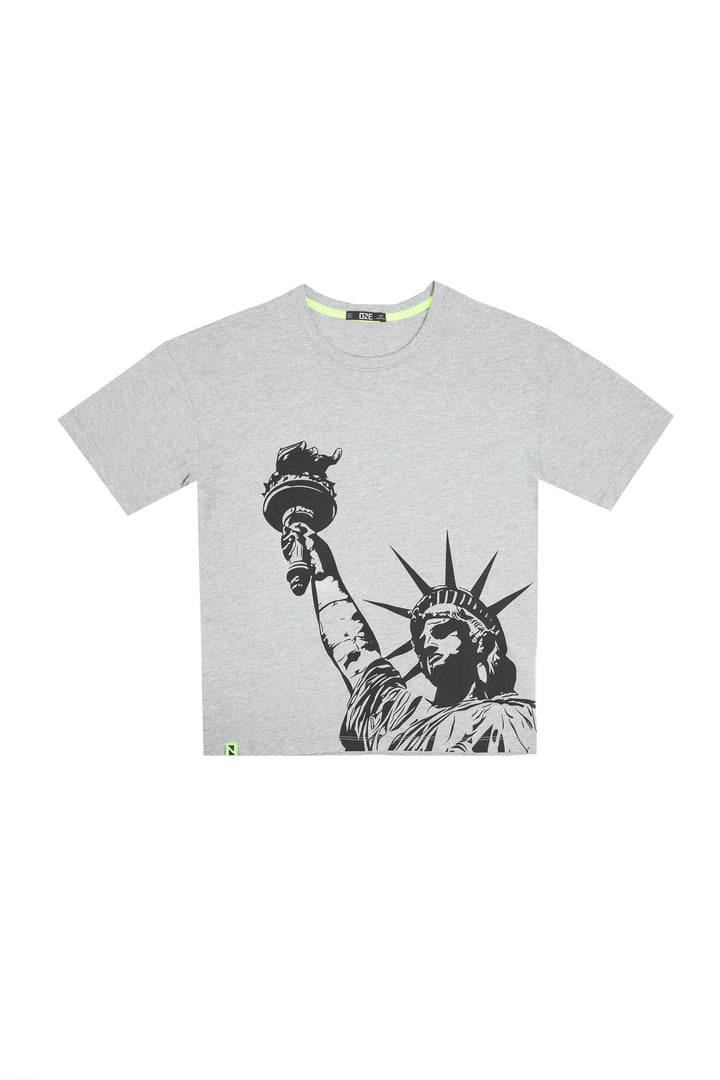 Statue Tee Grey