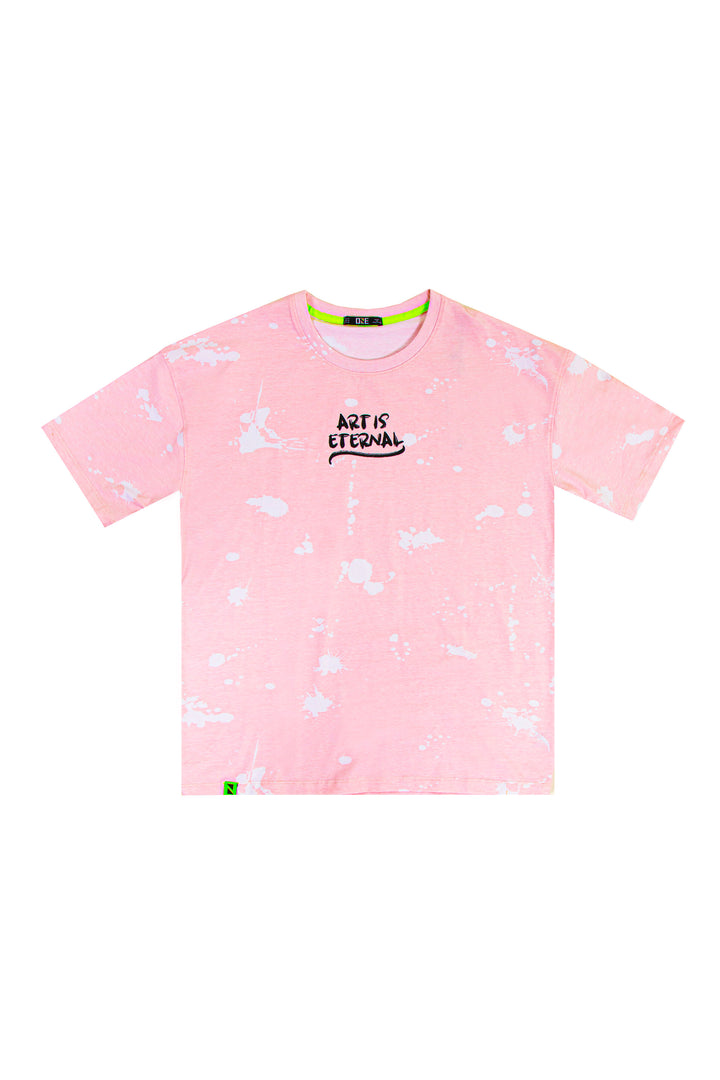 Splatter Tee Pink