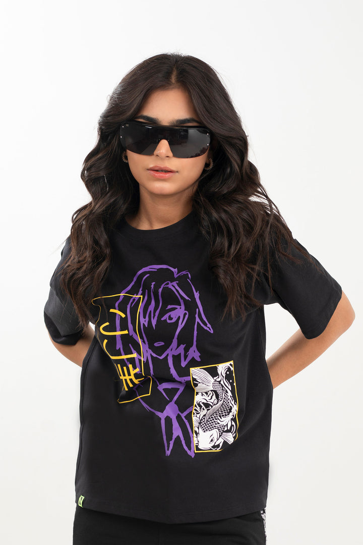 Anime Tee Black