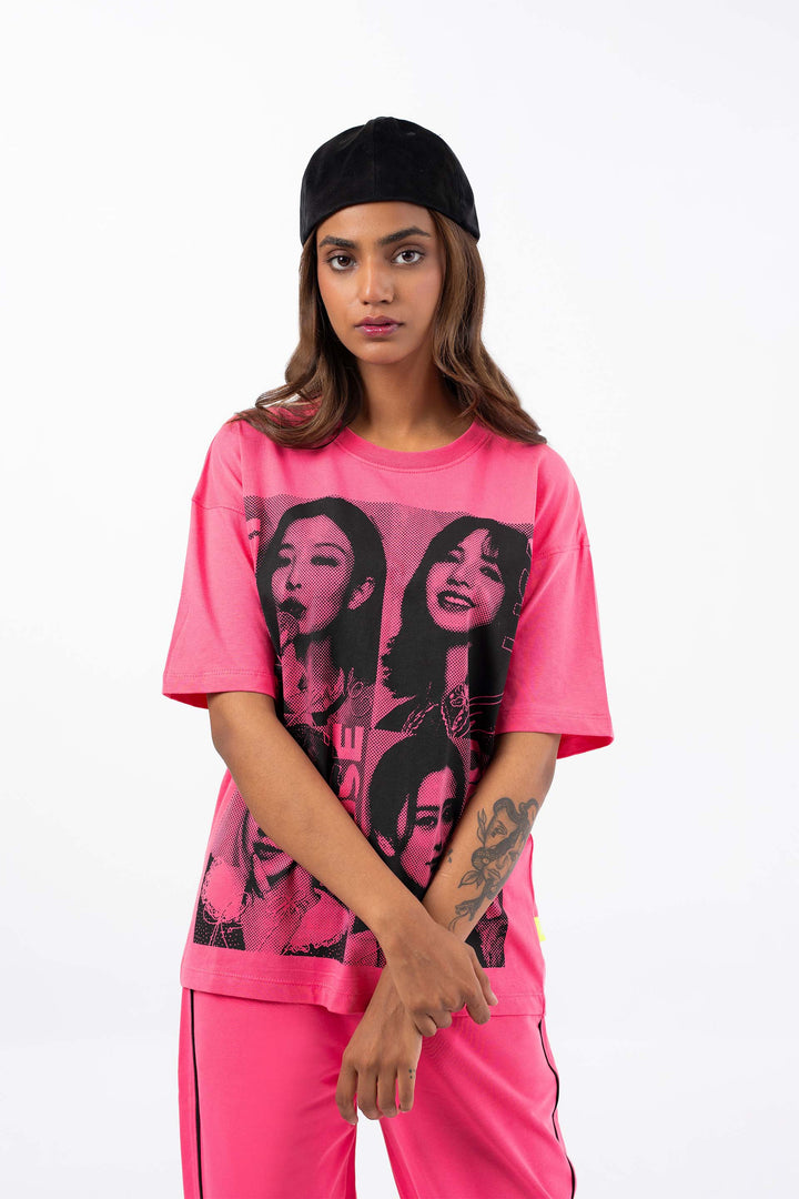 Black Pink Tee