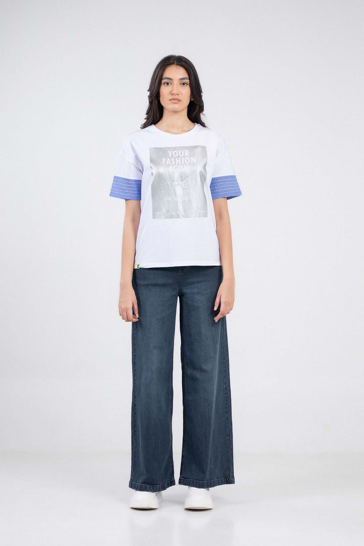 Contrasting Tee
