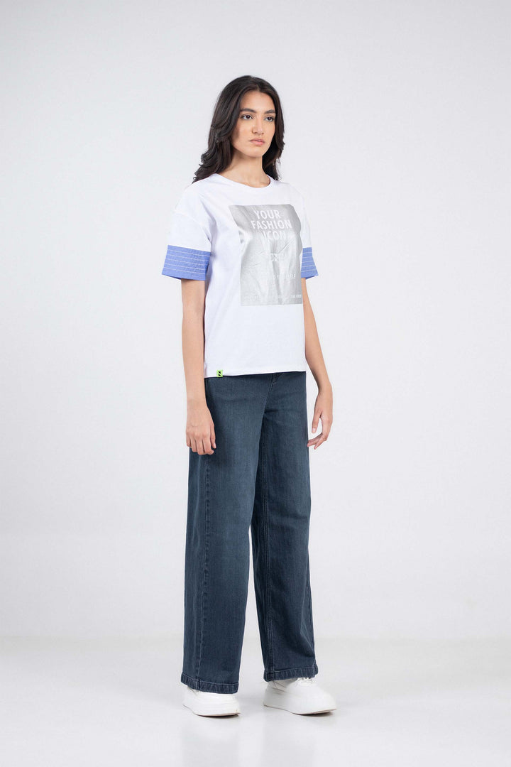 Contrasting Tee