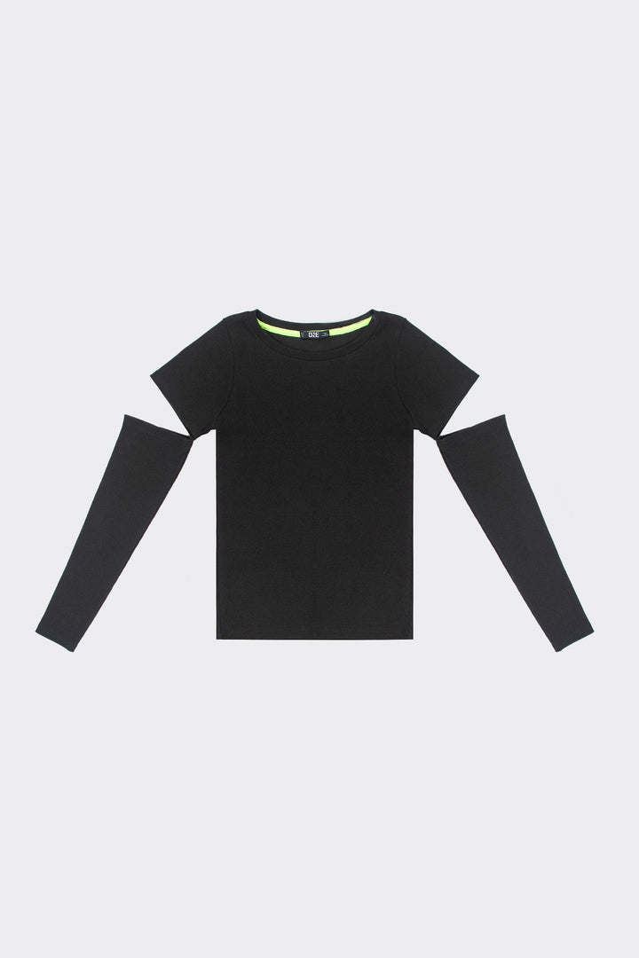 Cut Out Rib Tee