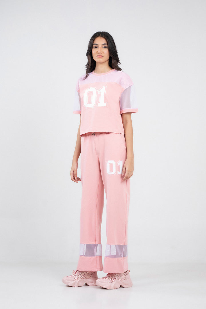 Cropped Paneled Tee