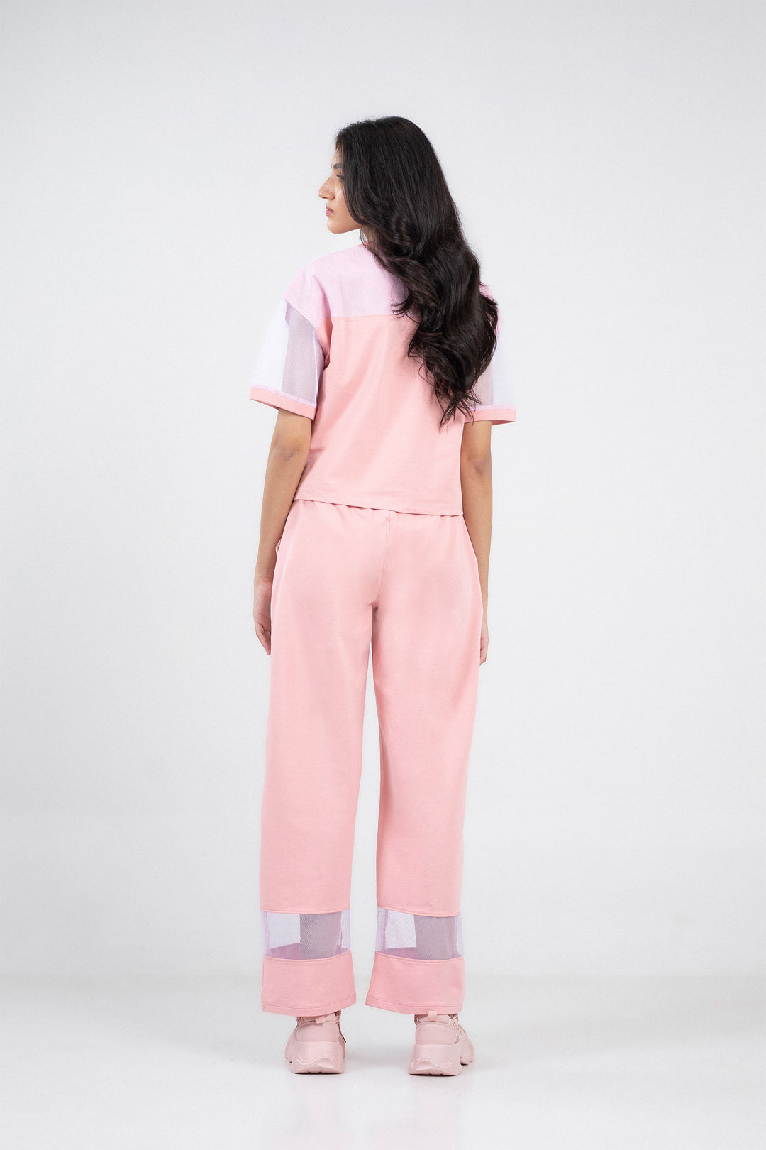 Cropped Paneled Tee