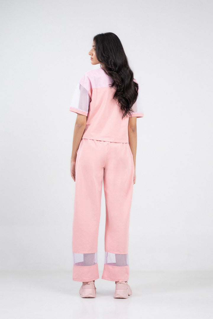 Cropped Paneled Tee