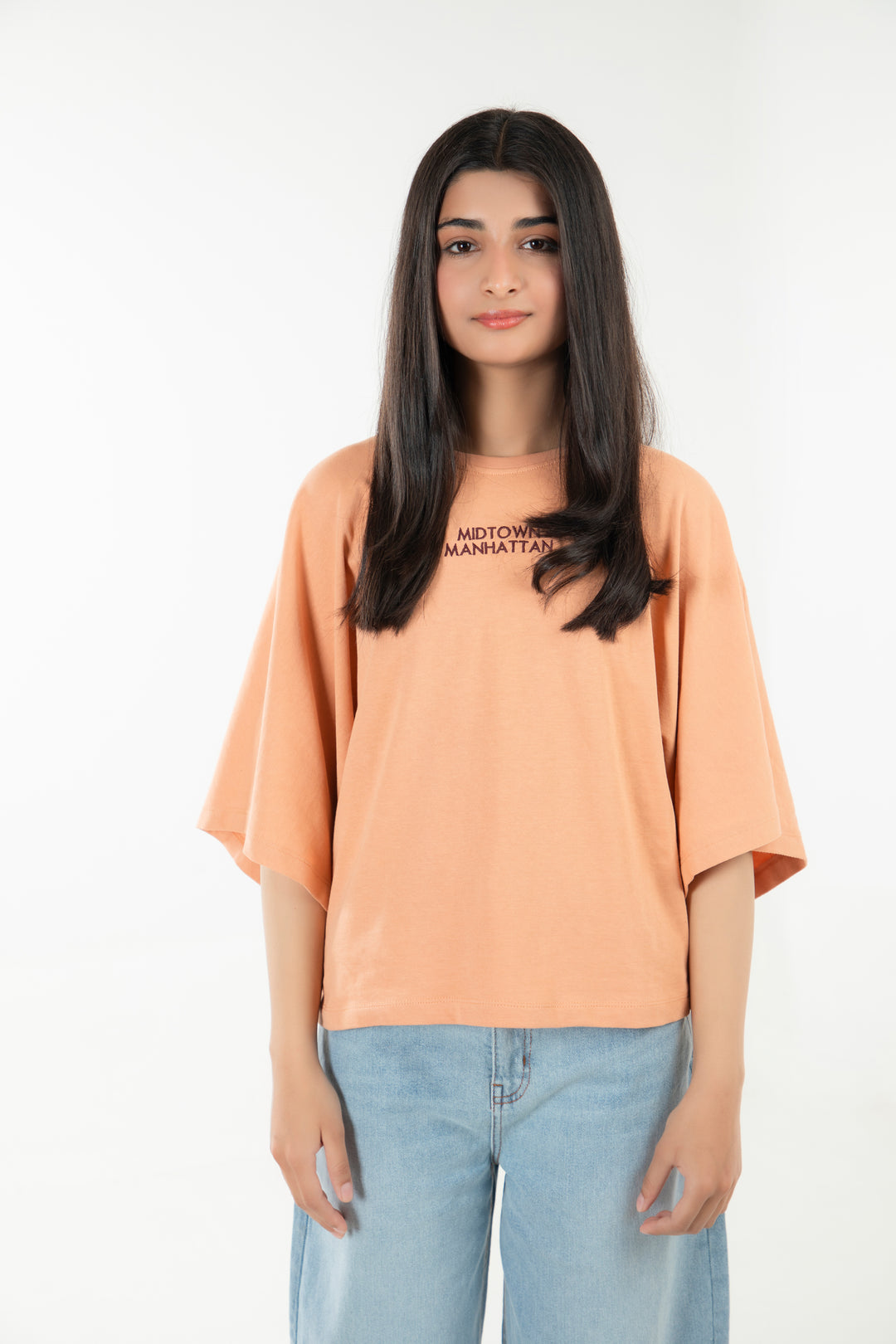 Embroidered Kimono Tee