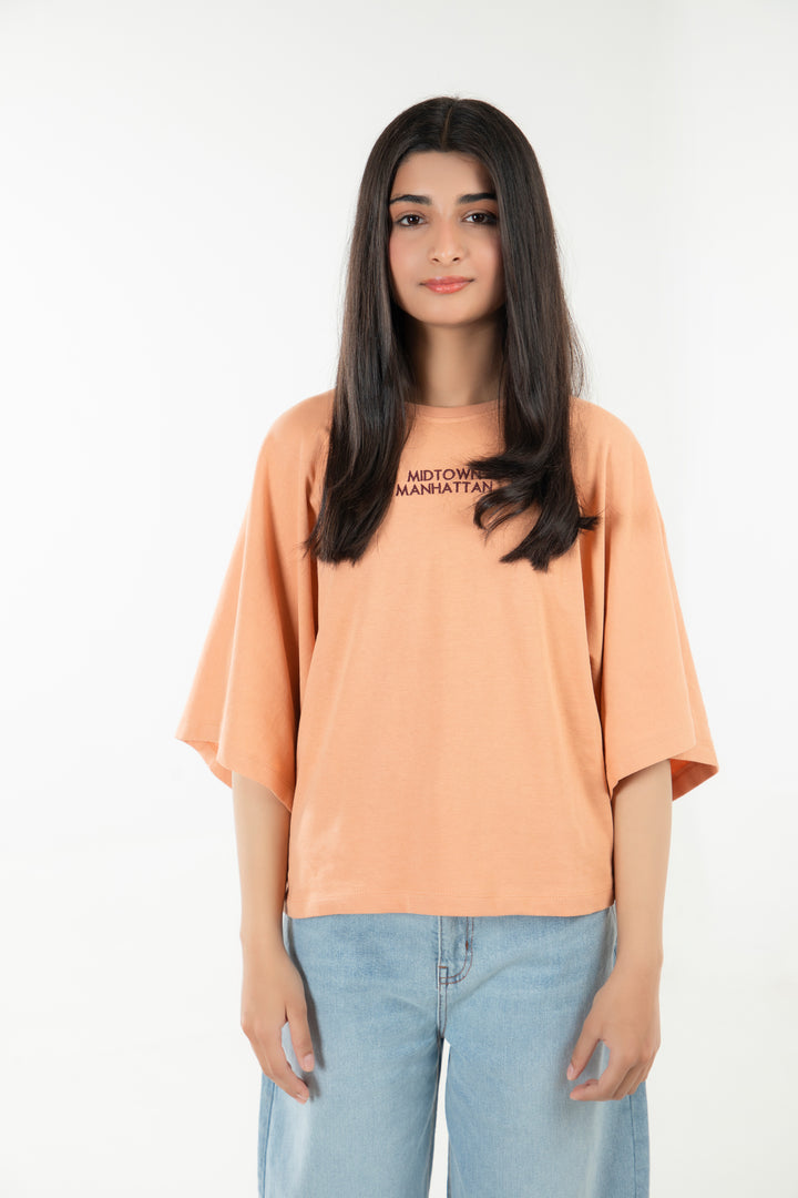 Embroidered Kimono Tee