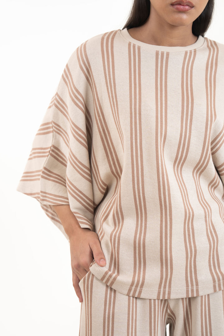 Yarn Dyed Kimono Tee