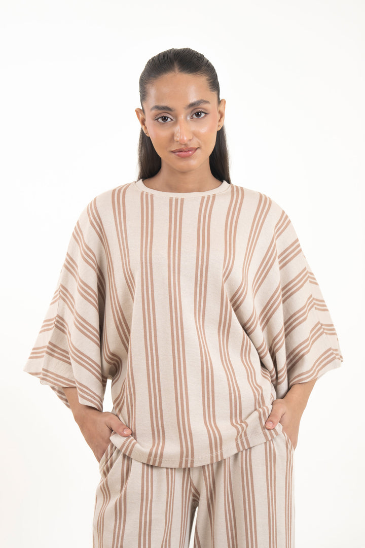 Yarn Dyed Kimono Tee