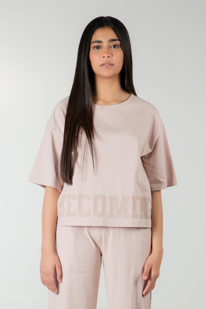 Cropped Panel Tee