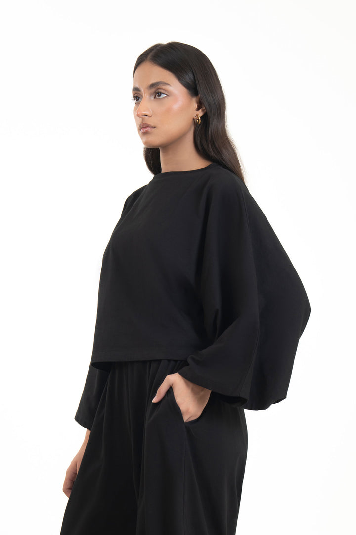 Cropped Kimono Top