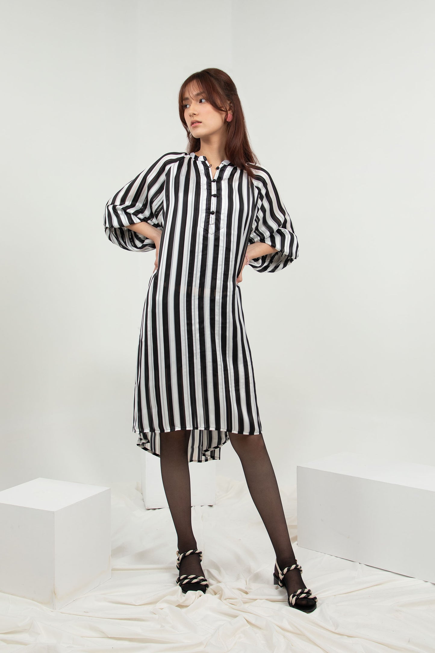Volume Shirt Black/White