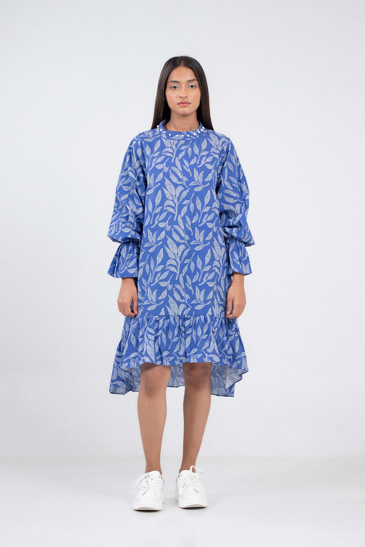 Frilled Flare Dress