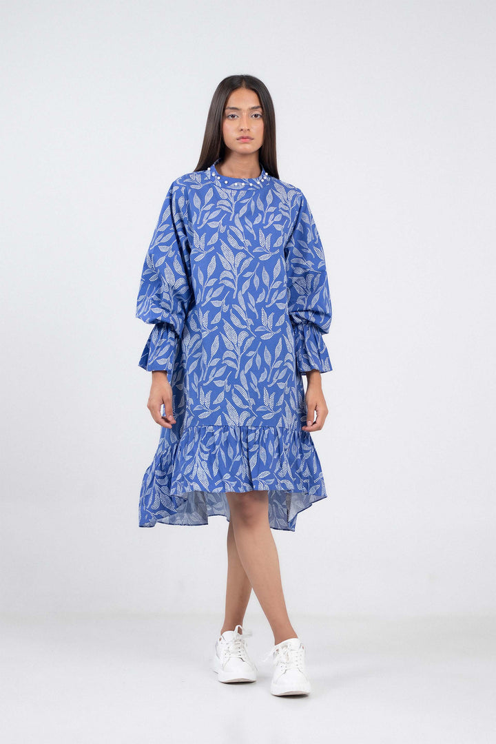 Frilled Flare Dress