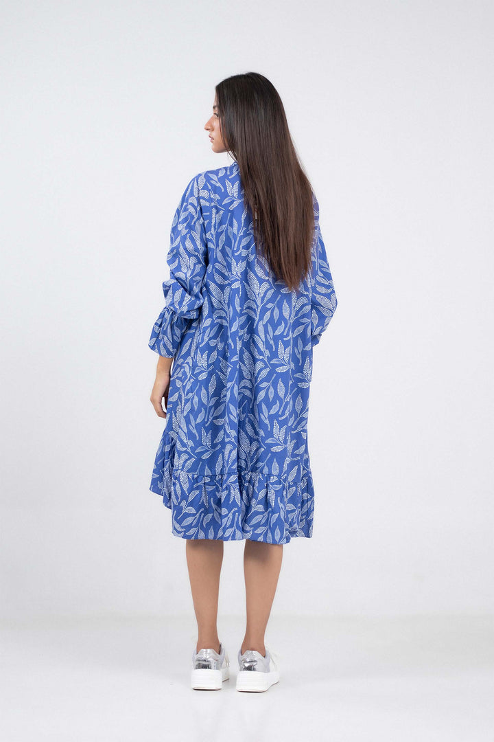 Frilled Flare Dress