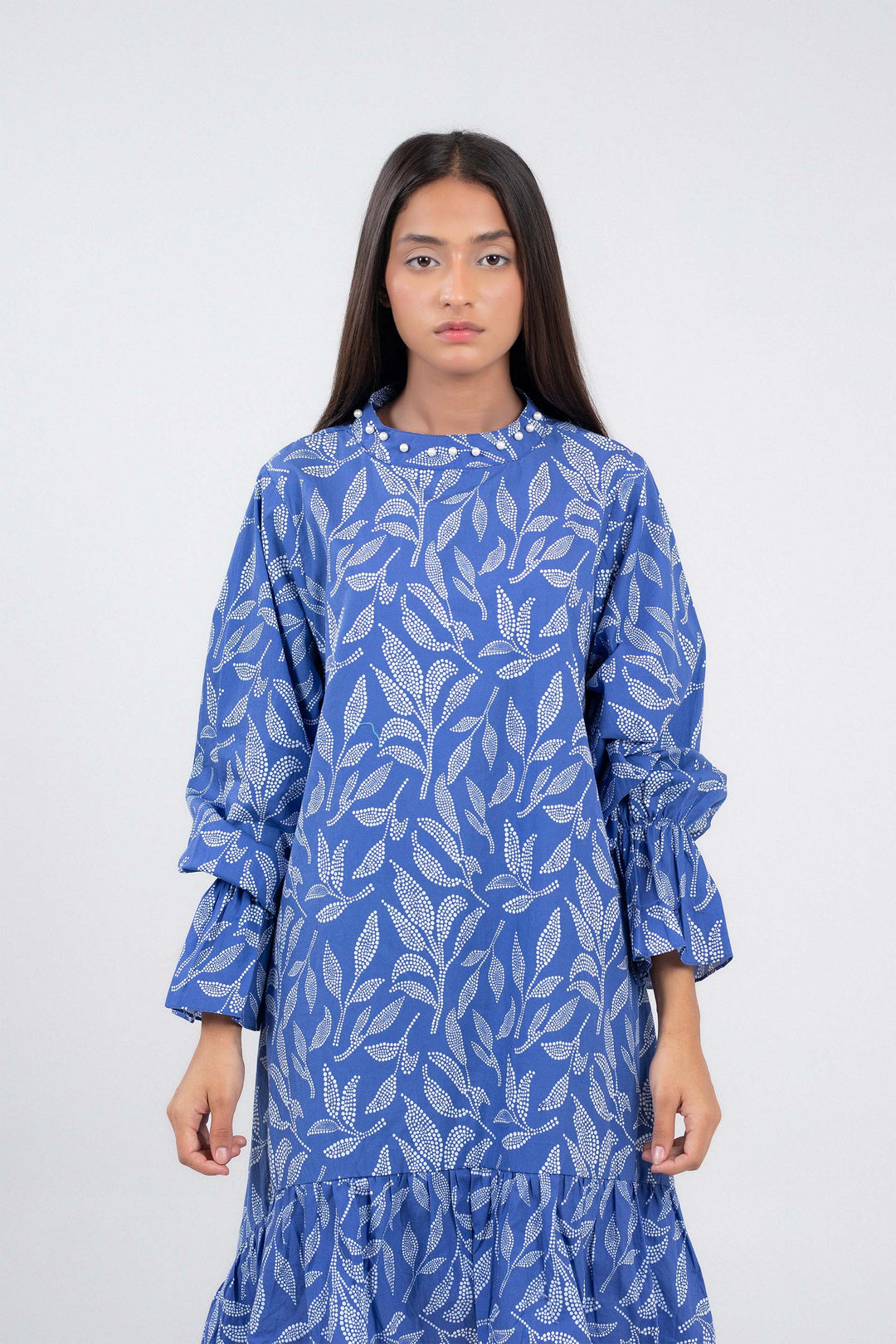 Frilled Flare Dress