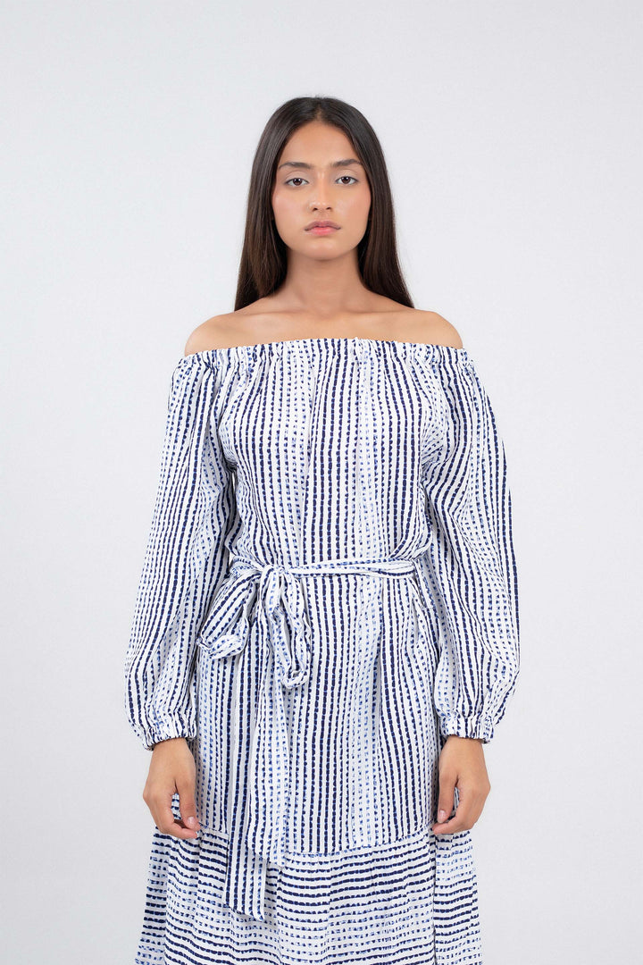Printed Long Dress
