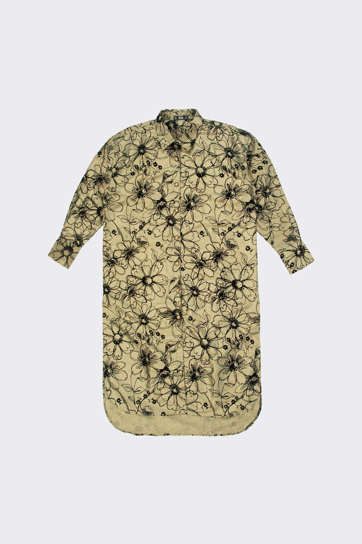 Printed Button Down