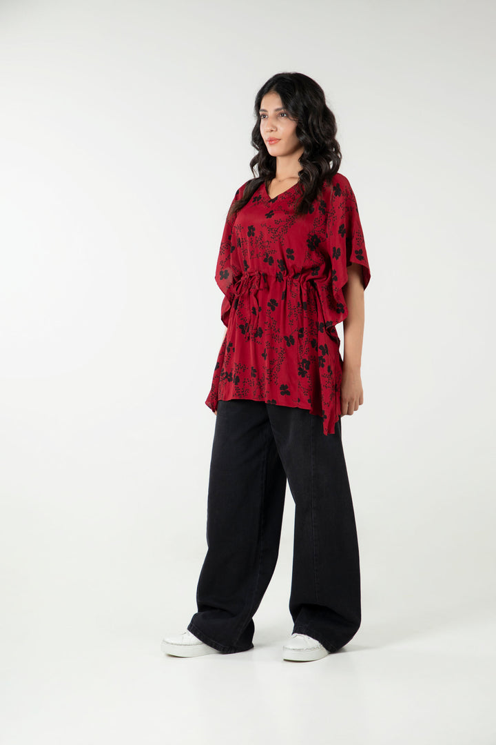 Floral Kaftan Top