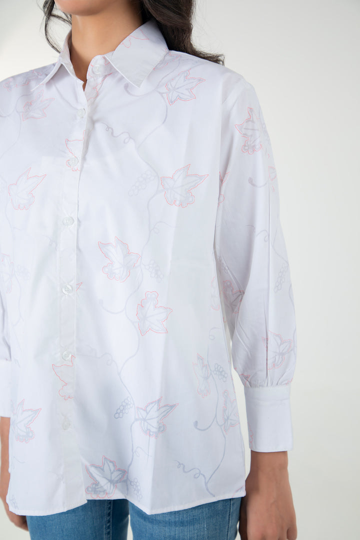 Textured Button Down
