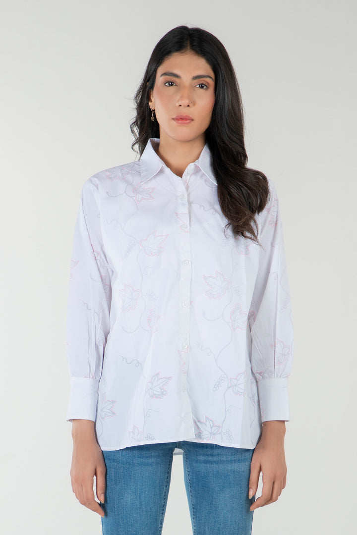 Textured Button Down