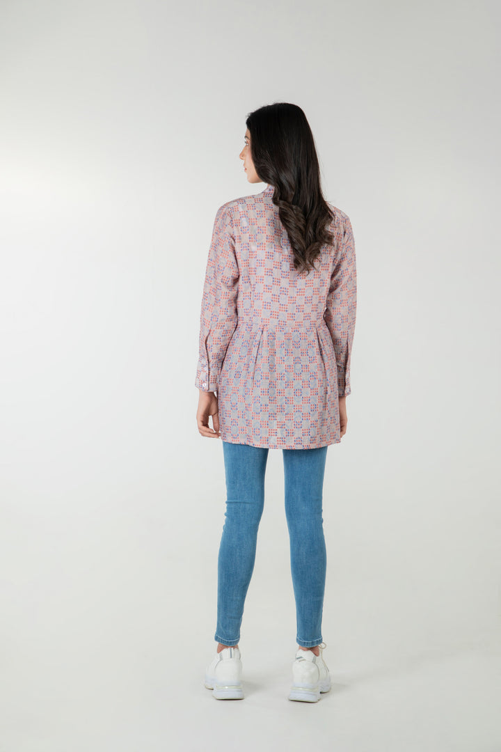 Peplum Button Down
